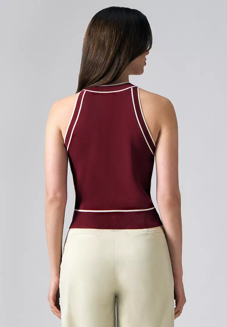 Halter Top with Tipping