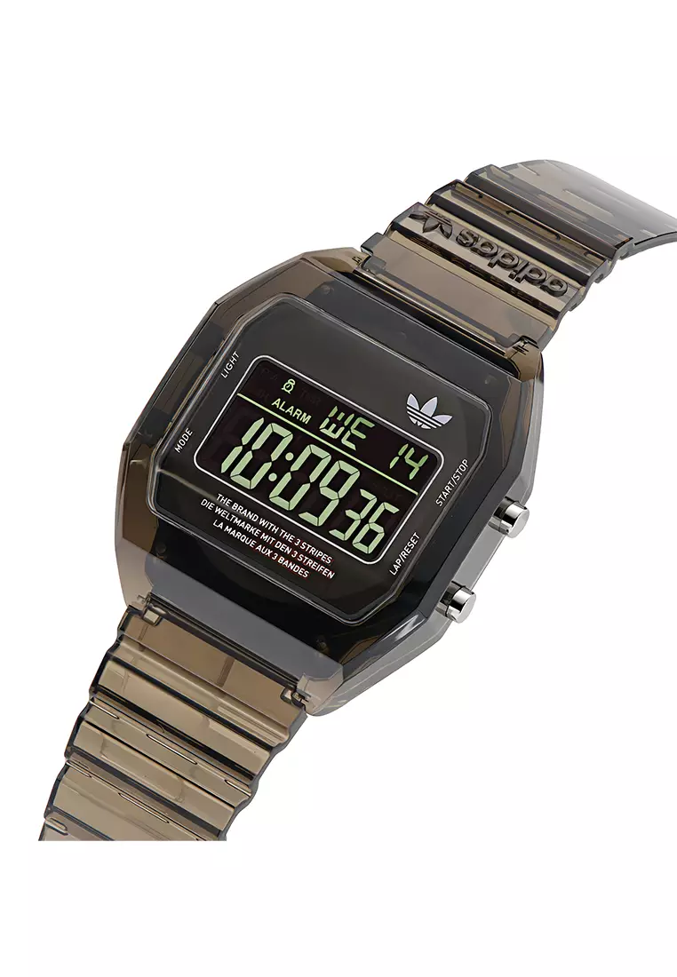 Adidas Medium Digital Two Crystal Resin Strap Jam Tangan Wanita - AOST24064