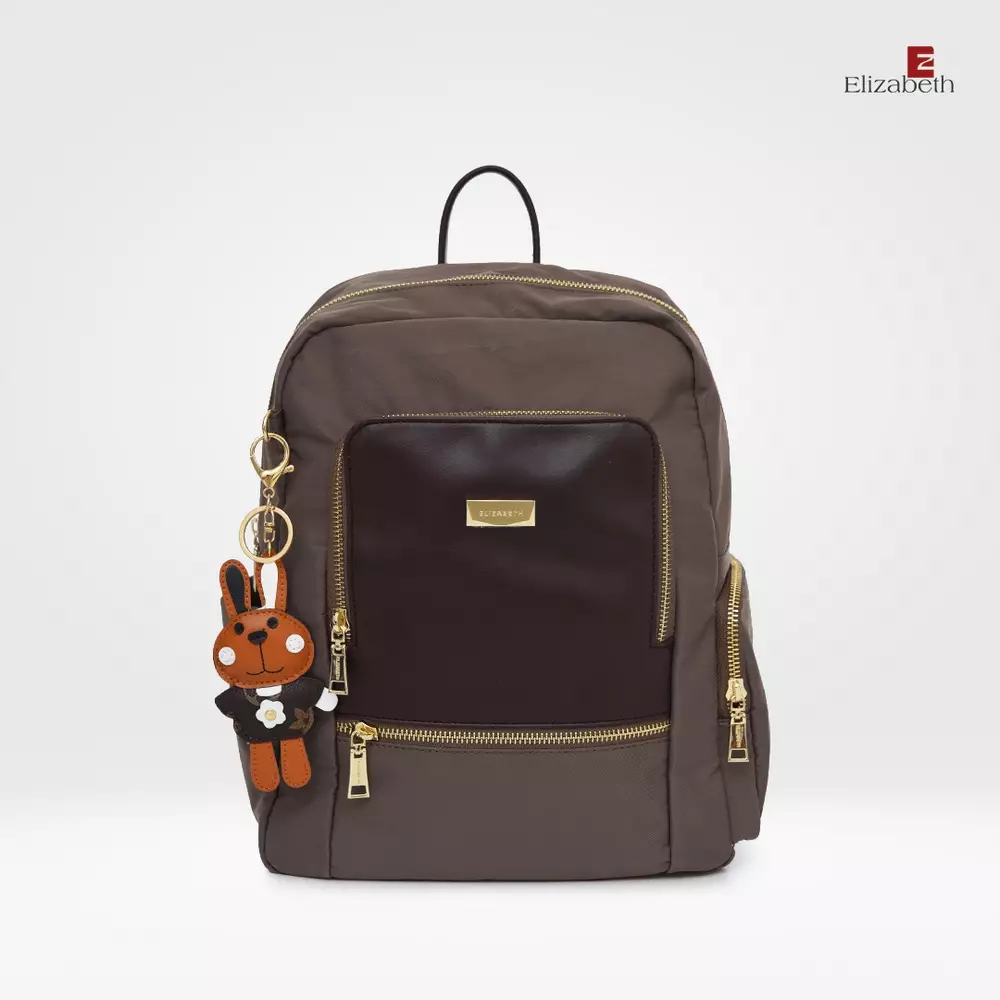 Tas Ransel Wanita Elizabeth Backpack 0055-6388 Dark Khaki