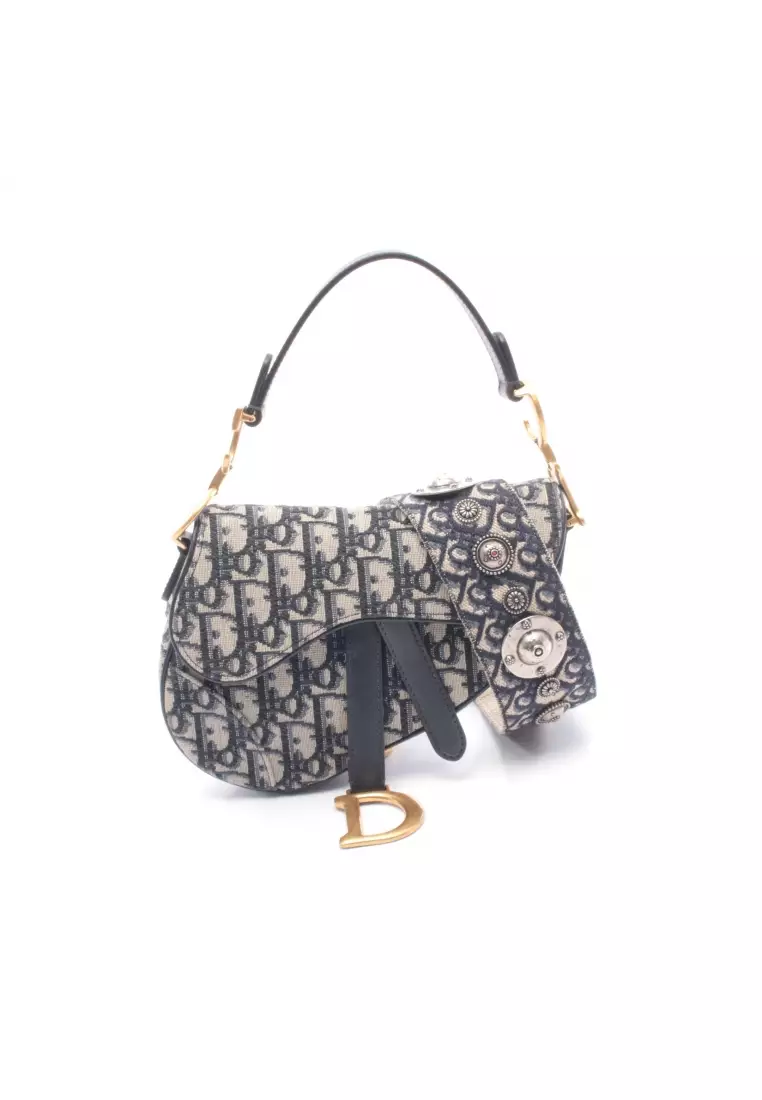 Buy Christian Dior Pre-Loved Christian Dior saddle bag mini