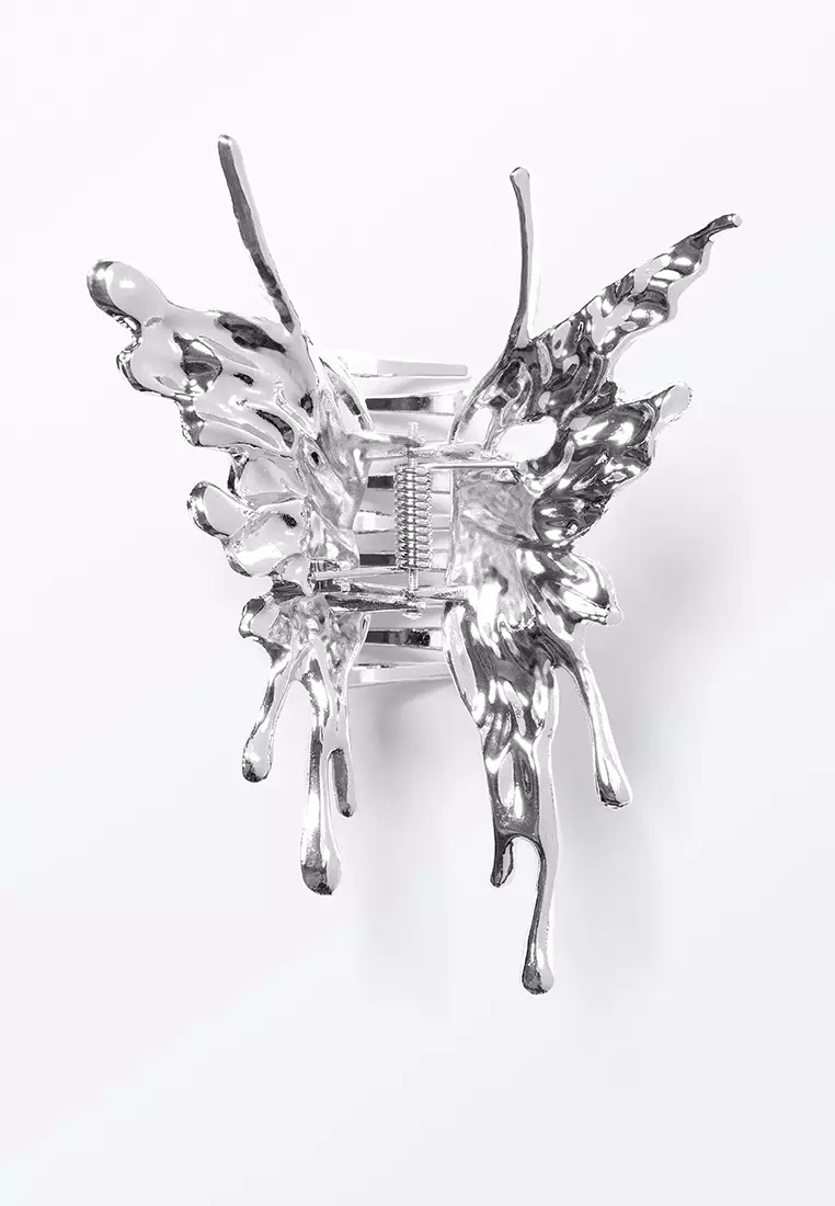 Sculpted Butterfly Hair Claw Clip