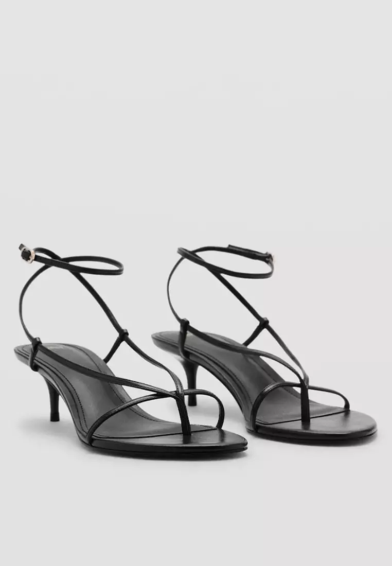 Heeled Sandals With Thin Strap