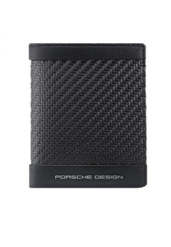 Porsche Design black Porsche Design Men's CARBON Leather Billfold Wallet 6 Pockets For Men Black Accessories ABF60AC05D414DGS_1