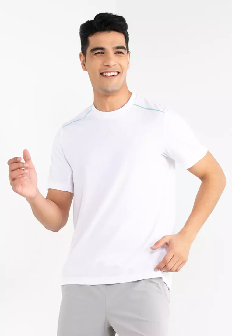 White workout tee sale