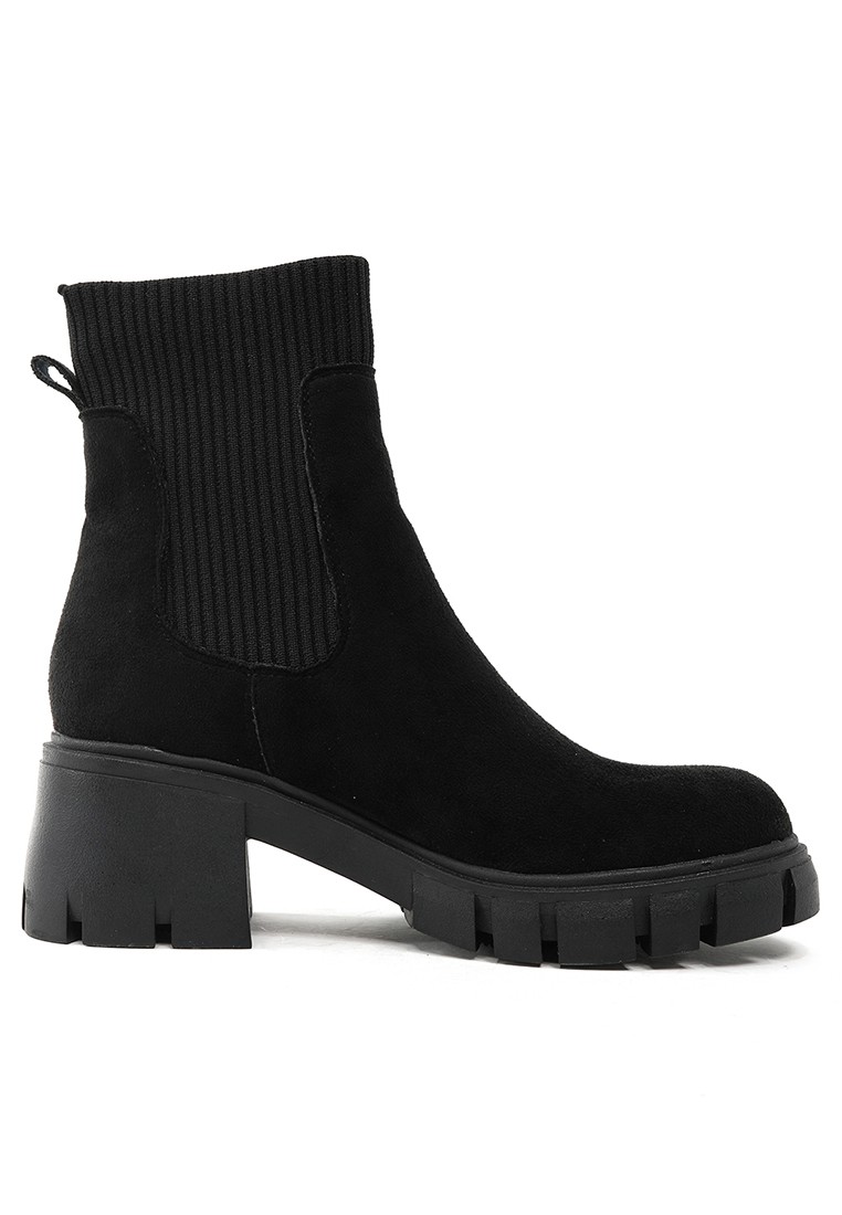 Knitted Stitched Suede Chelsea Boots WTY2030-12