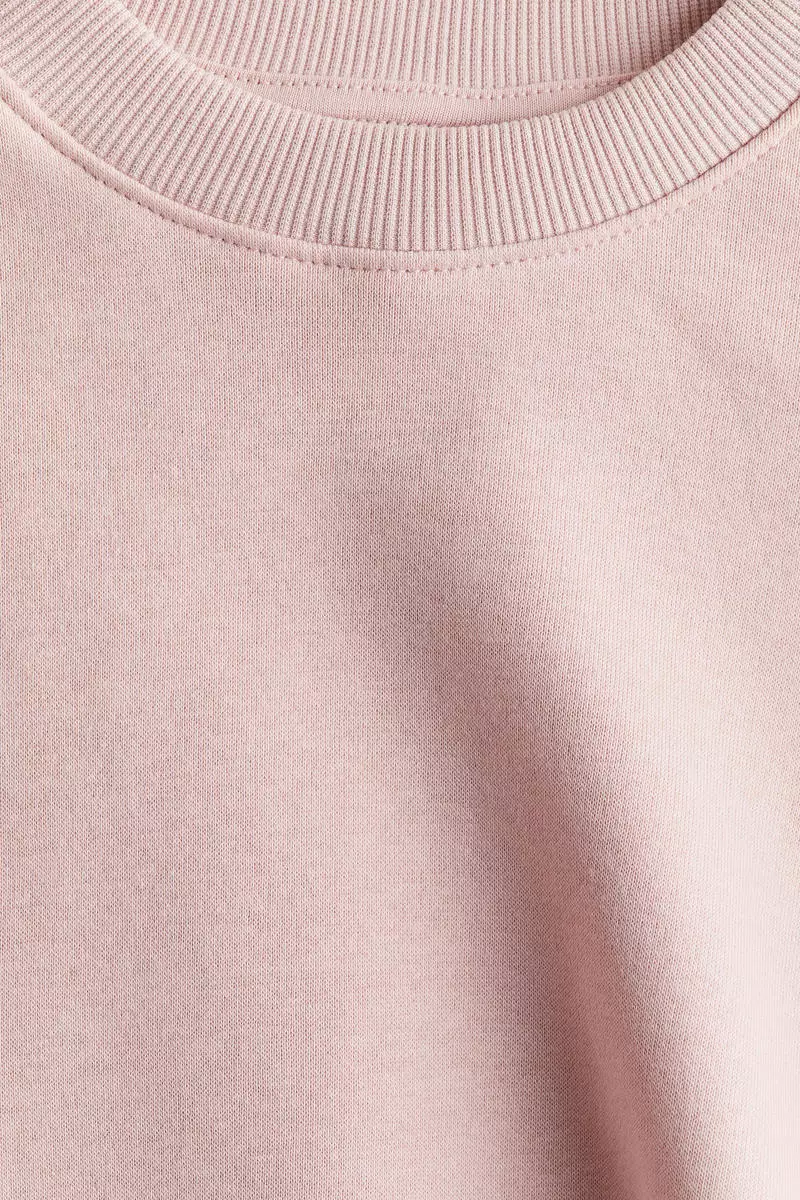 Oversized brushed-inside sweatshirt
