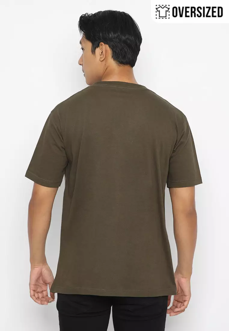 RBJ T-Shirt Cotton Polos Oversized Pria 2079030001