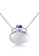 Majade Jewelry purple and silver MAJADE - Bottle Amphora Vessel Amethyst 925 Silver Necklace 8FE3EACD36BC13GS_1