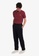 Fred Perry red M3600 Twin Tipped Fred Perry Shirt (Port) B51BDAAF2A6628GS_1