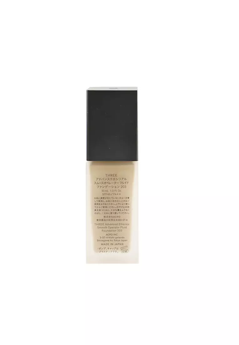 Three - Advanced Ethereal Smooth Operator Fluid Foundation Spf40 - # 203 30ml/1oz