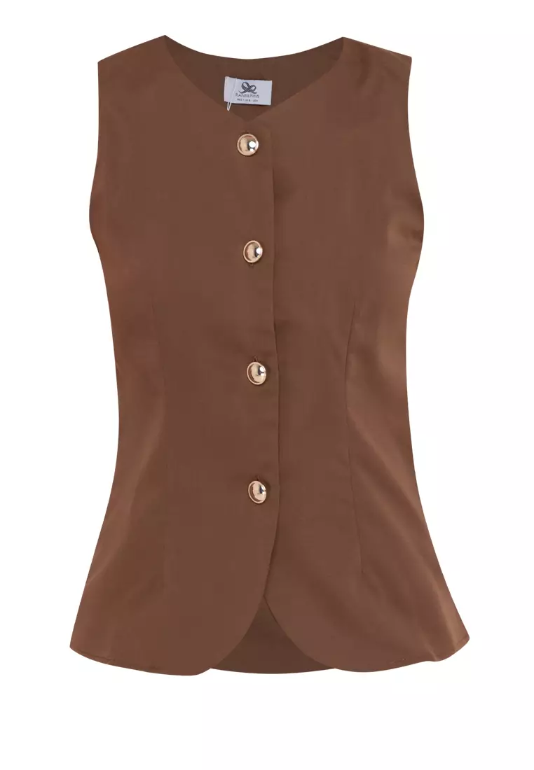 Buy Plains Prints Boaz Sleeveless Top 2024 Online ZALORA Philippines