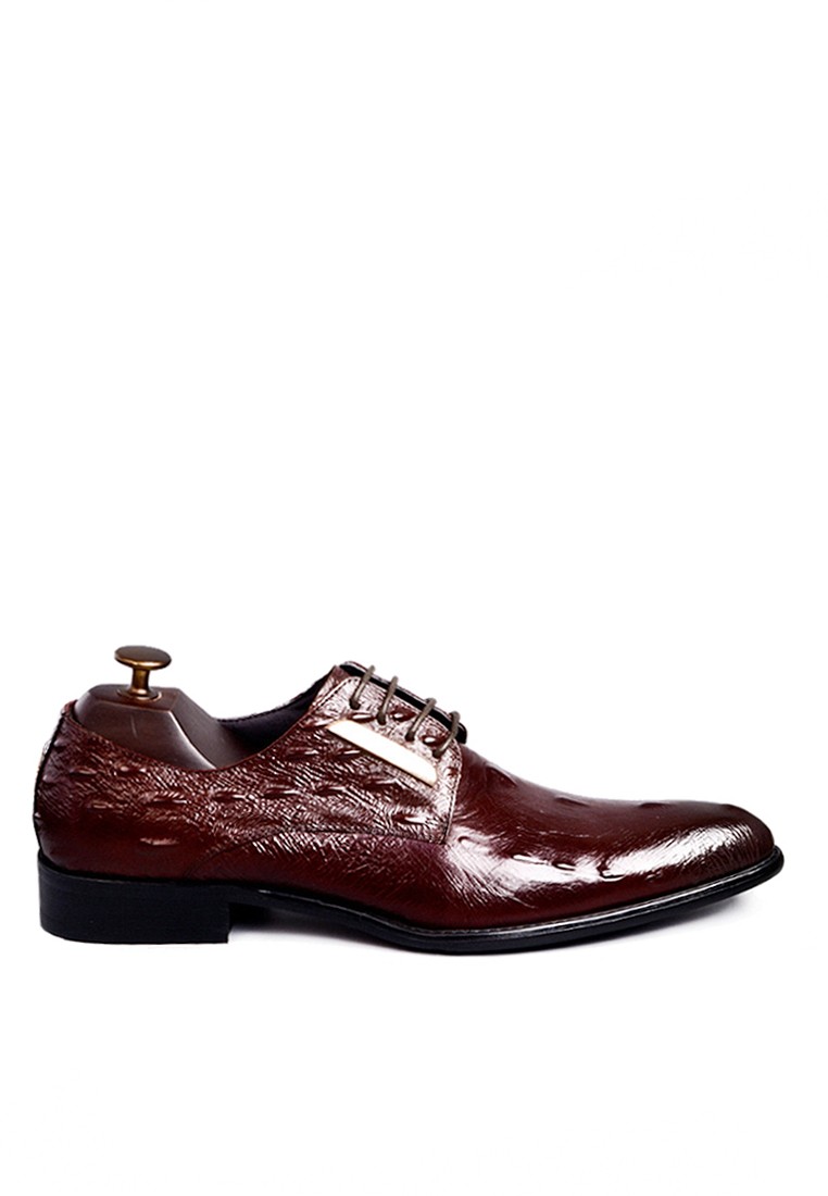 VANSA Croco Embossed Leather Business Shoes VSM-F23705