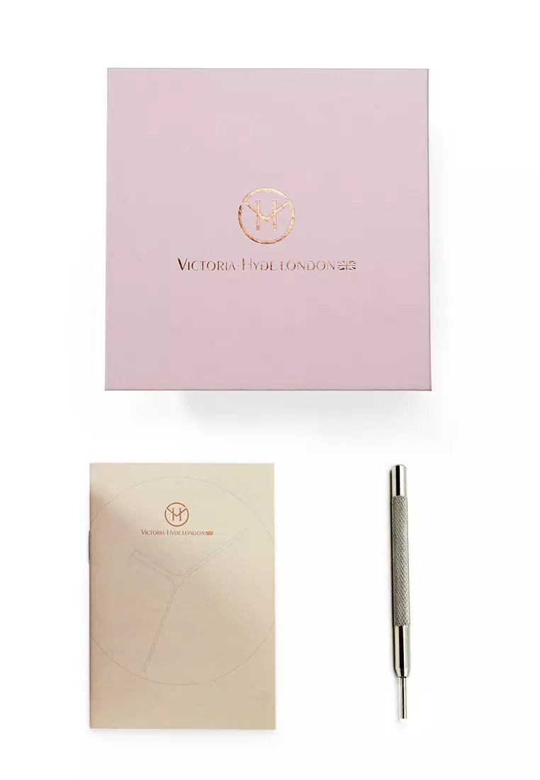 Vivian 22×26mm女士手表 不鏽鋼表帶 長方形天然貝母表盤 優雅經典-玫瑰金