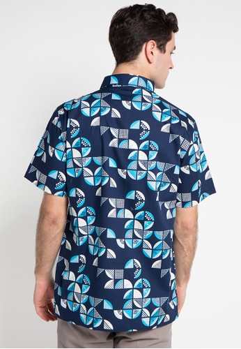 Jual Bateeq Short Sleeve Cotton Print Shirt Original 