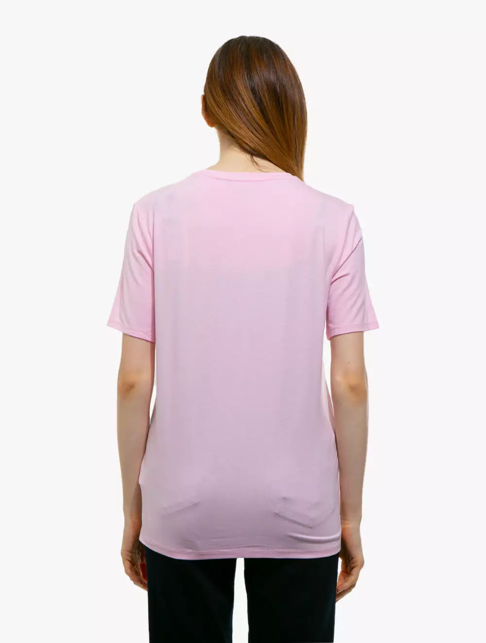 TOMMY HILFIGER - PRINTED SHIELD T-SHIRT - PASTEL PINK - pink