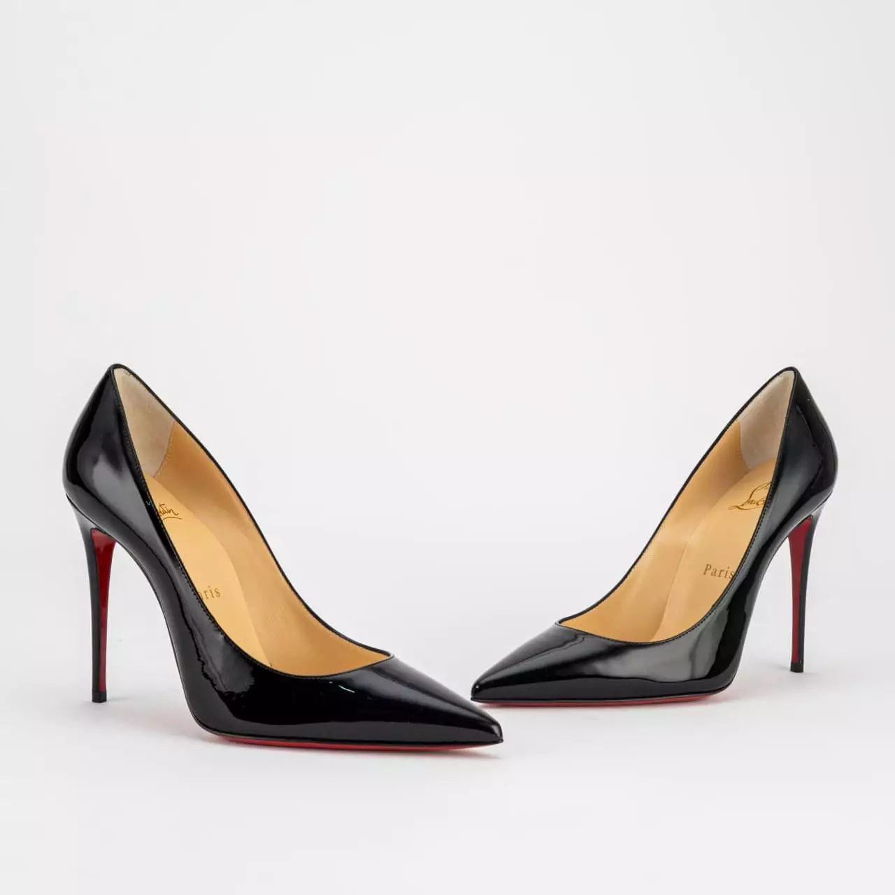Kate 100 Patent Leather Pumps Black