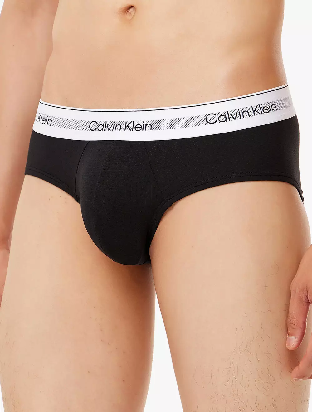 Calvin Klein Underwear - Modern Cotton Air Single Hip Brief - Black - black