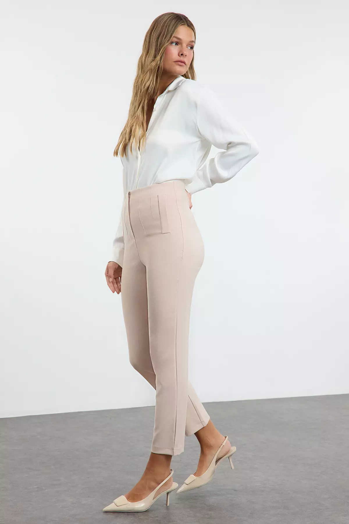 Beige Pants