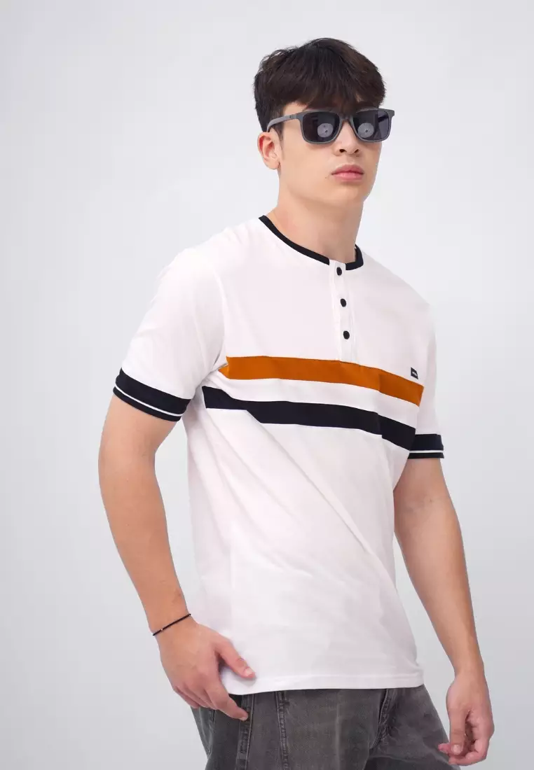 Ryusei Tshirt Takatsuki Button CMB White