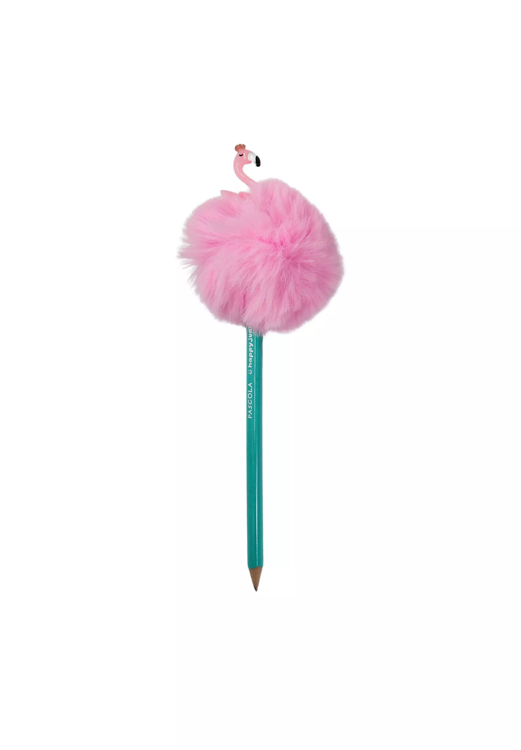 Flamingo Topper Pom-Pom Happy Junior Pink Green