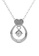 Her Jewellery silver Love Drop Pendant (White Gold) - Made with premium grade crystals from Austria D5677AC27FFA70GS_4