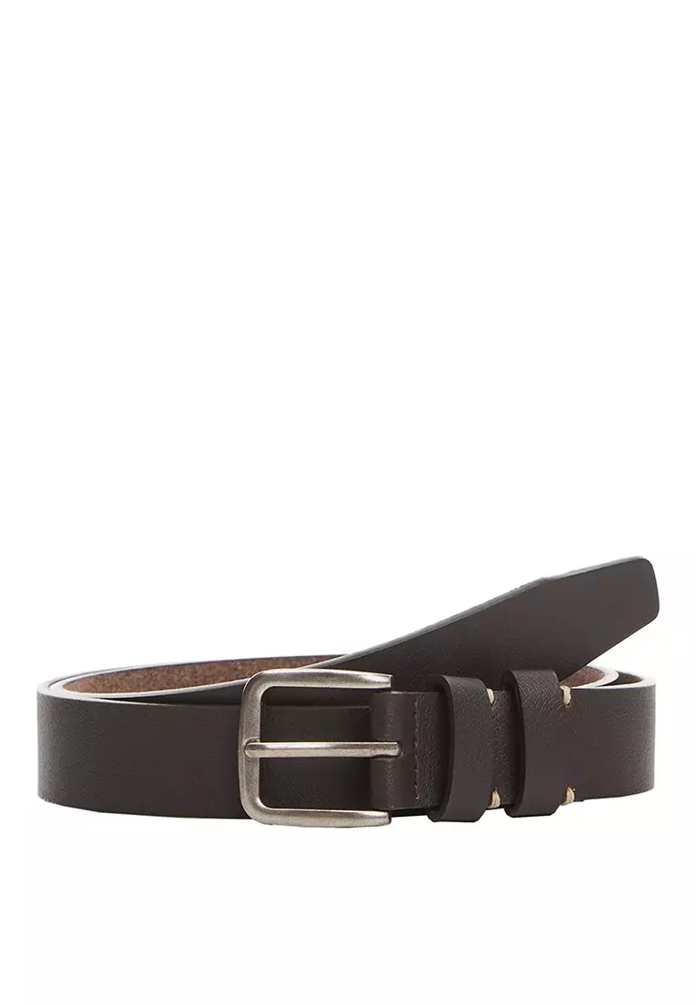 Buy MANGO Man Buckle Leather Belt 2023 Online | ZALORA Philippines