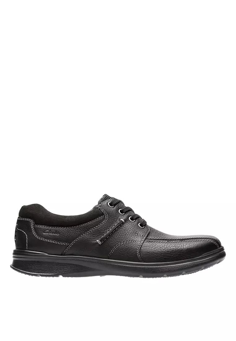 Clarks men's cotrell walk oxford black top