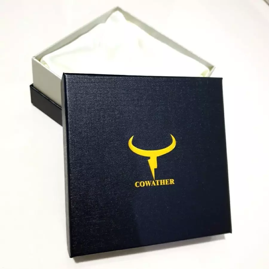 Cowather Ikat pinggang Pria Kulit Sapi Asli CZ008 - BLACK