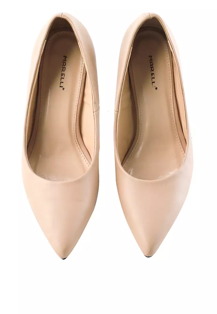 Jasmine Sepatu Pantofel Wanita Kantor Pumps - Nude