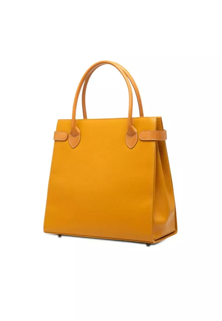 Pre-Loved Burberry Calf Leather Handbag