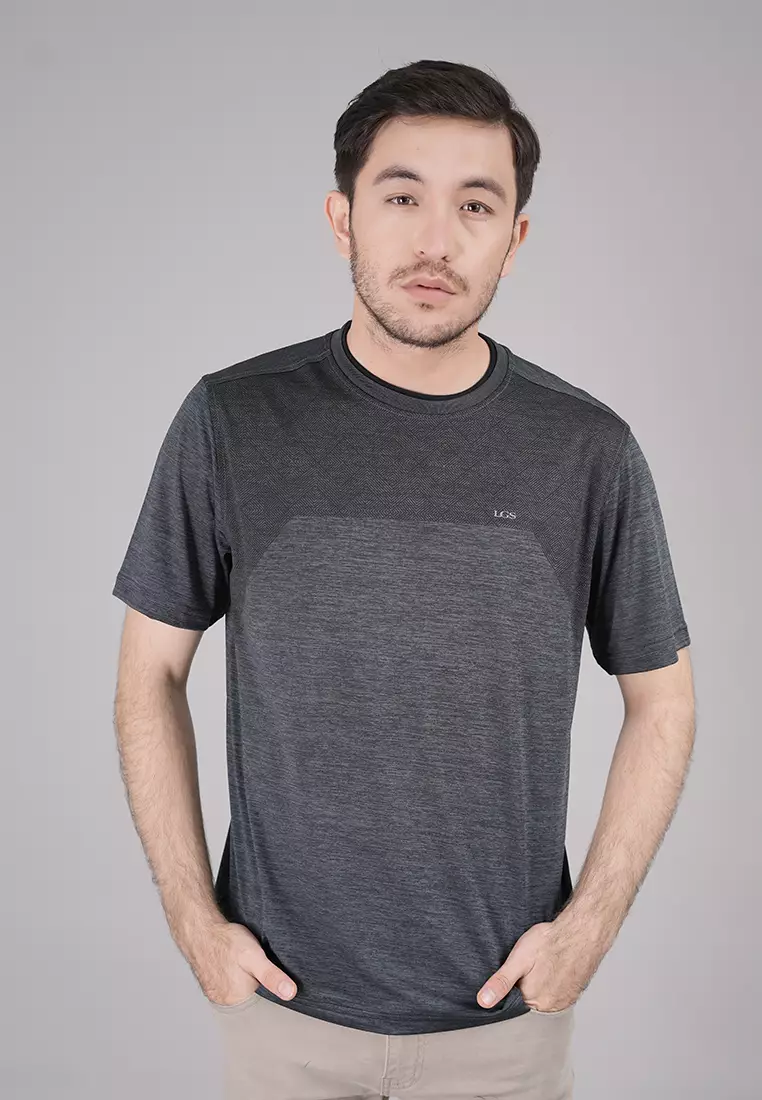 LGS - Kaos Olahraga Quick Dry - Regular Fit - Warna Variasi - Running - Tenis - Basket - Katun Nyaman