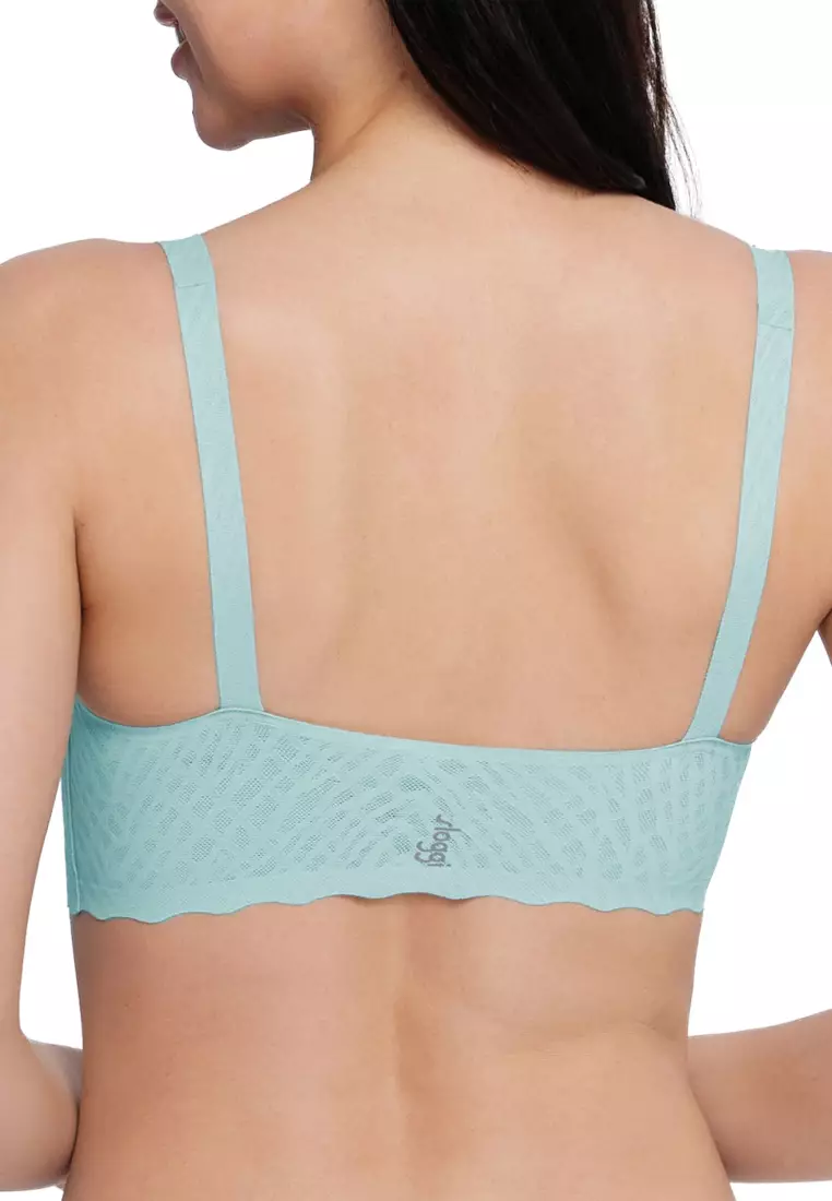 Sloggi ZERO Feel Bliss Top Bra for Women- Misty Turquoise