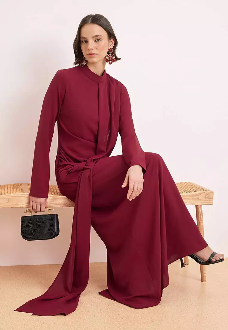 burgundy dress shawl Trendyol Detailed Woven Hijab Evening Tctss26Db00013 2026 | Buy Trendyol Online Silk Satin Colors:Peach Fuzz 843 Light Lavender The 7 Best Shoe Faux fur shawl lightweight and secure