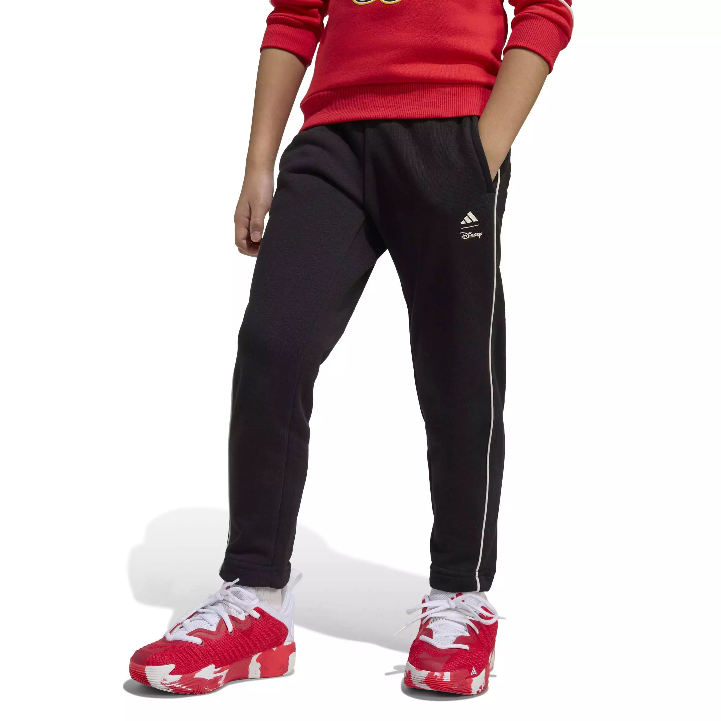 ADIDAS Disney Mickey Mouse Jogger JZ7671 - Set Jogger Anak (Merah)
