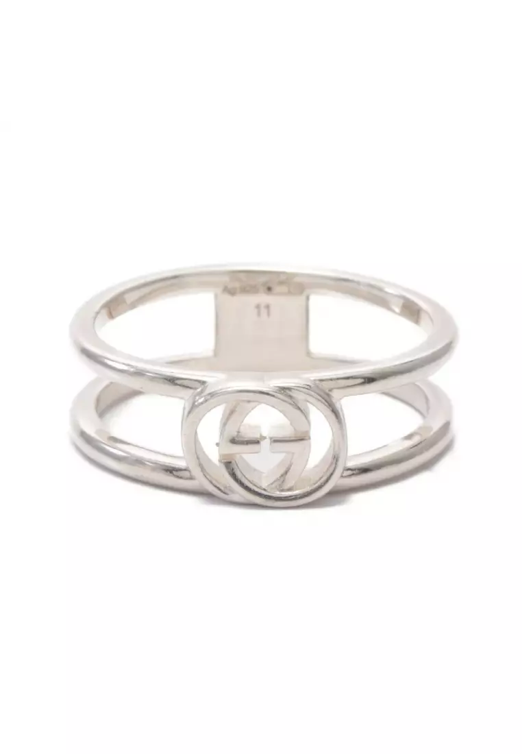 Gucci interlocking g thin open 2025 band