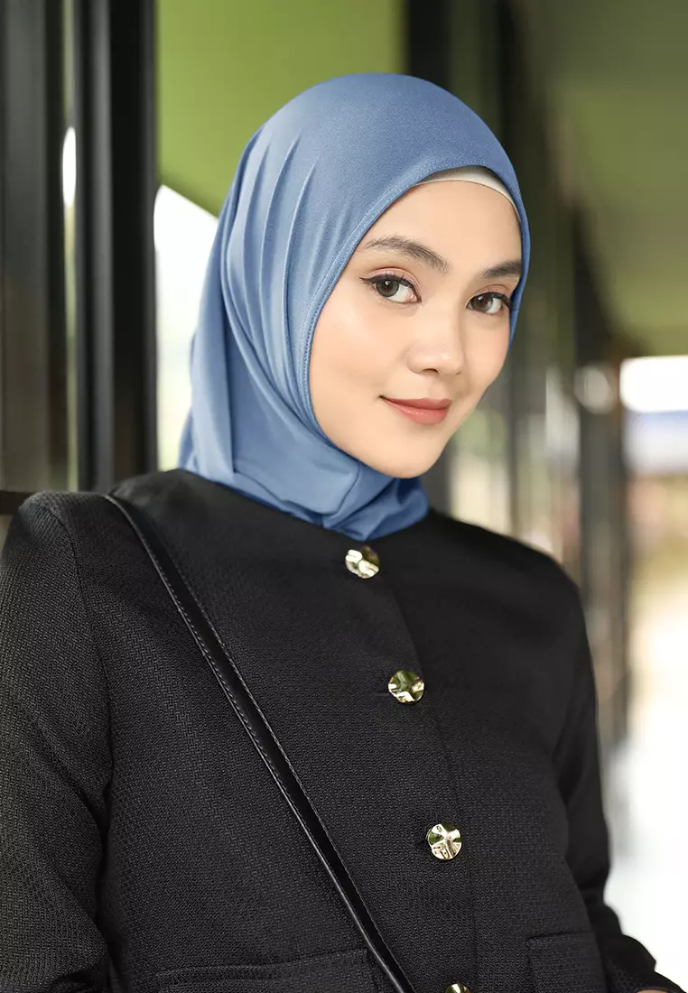 Zelena - Serena Bergo Instan | Hijab Instan - Blue