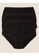 MARKS & SPENCER black M&S 3 Pack Cotton Jacquard Waist Full Briefs 4C927US1E0B9C9GS_1
