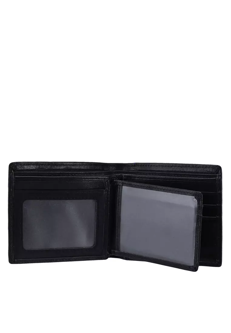 Kulit Genuine Dompet Pendek Pria (Men's RFID Genuine Leather Bi Fold Center Flap Short Wallet)