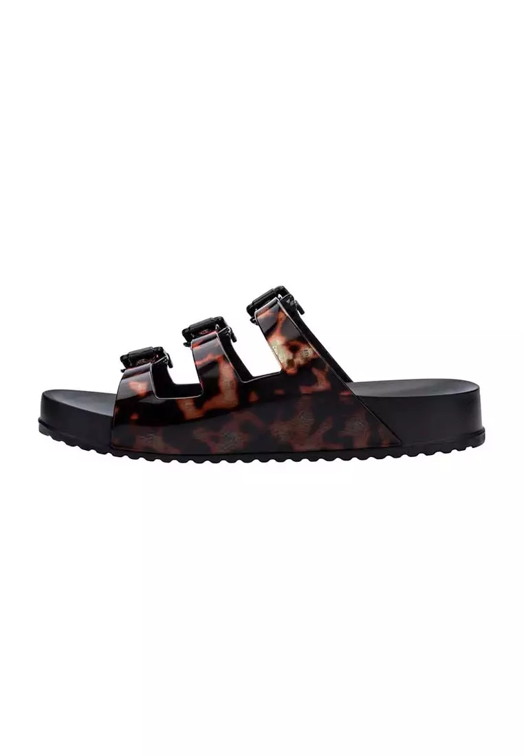 Cozy Stripes Ad Black/Clear Tortoise