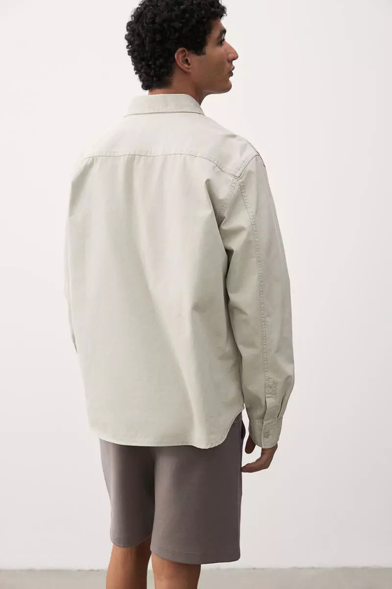 Regular Fit Twill overshirt