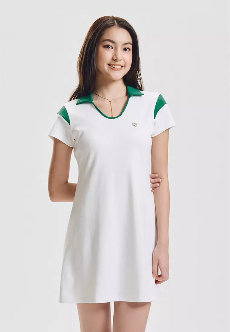 Short Sleeve Slim Polo Dress