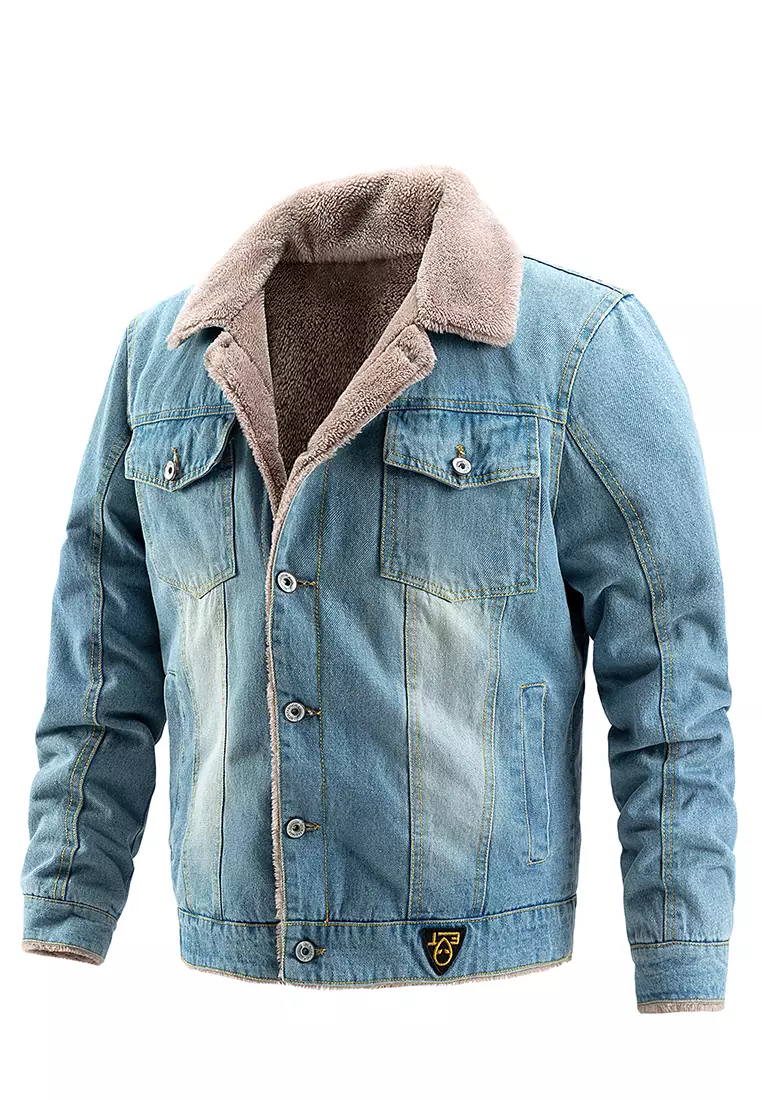 Buy Twenty Eight Shoes Thick Lapel Denim Jacket BU J106 2024