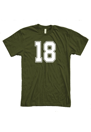 MRL Prints green Number Shirt 18 T-Shirt Customized Jersey A71BDAAF9C6E95GS_1