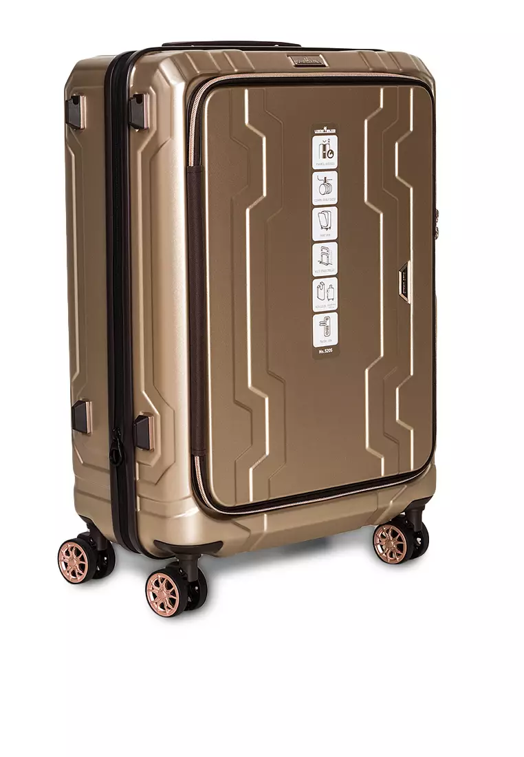 Buy LEGEND WALKER Blue Whale 5205-58 Champagne Gold Luggage 2023