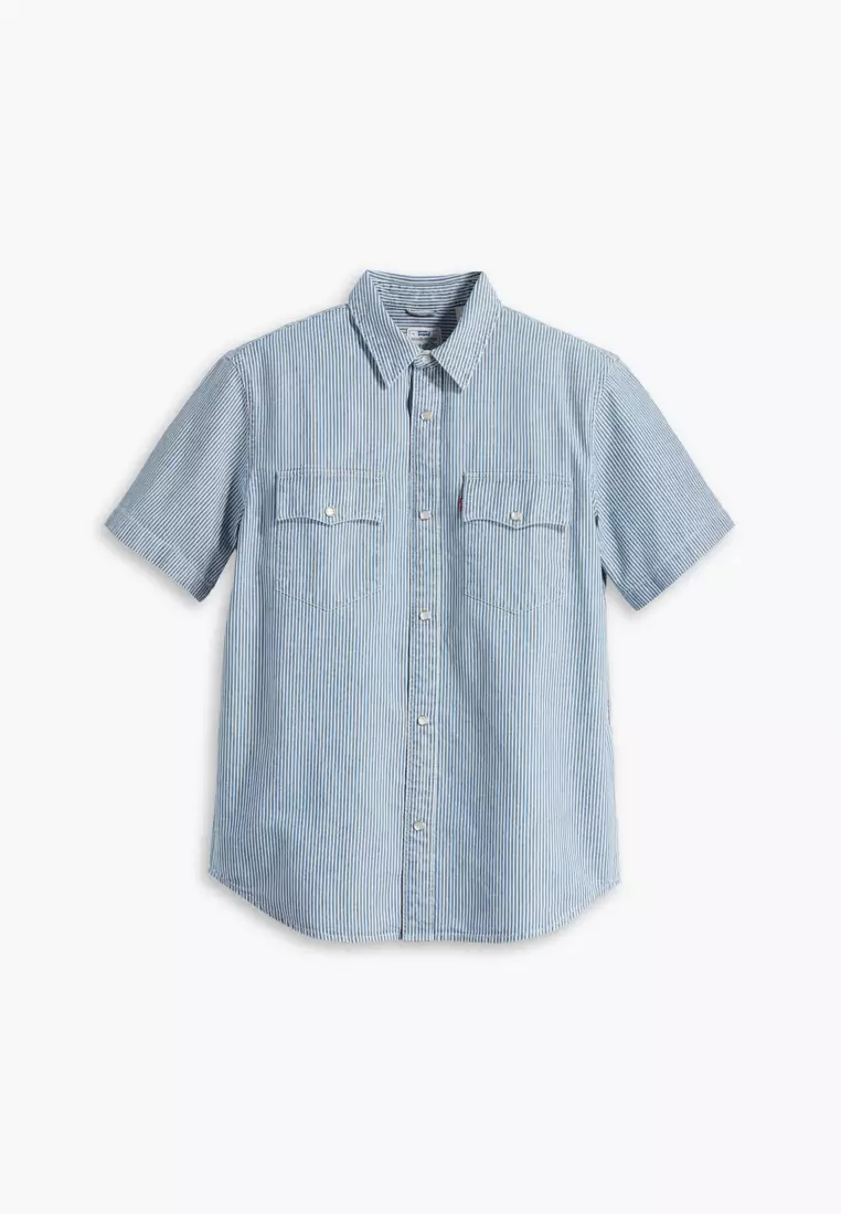 Buy Levi's Levi's® Men's Short-Sleeve Relaxed Fit Western Shirt A5722 ...