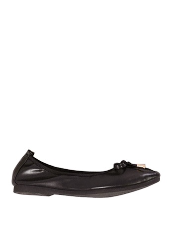 Twenty Eight Shoes black Comfortable Almond Toe Ballerina VF121822 D59CCSH840D02CGS_1