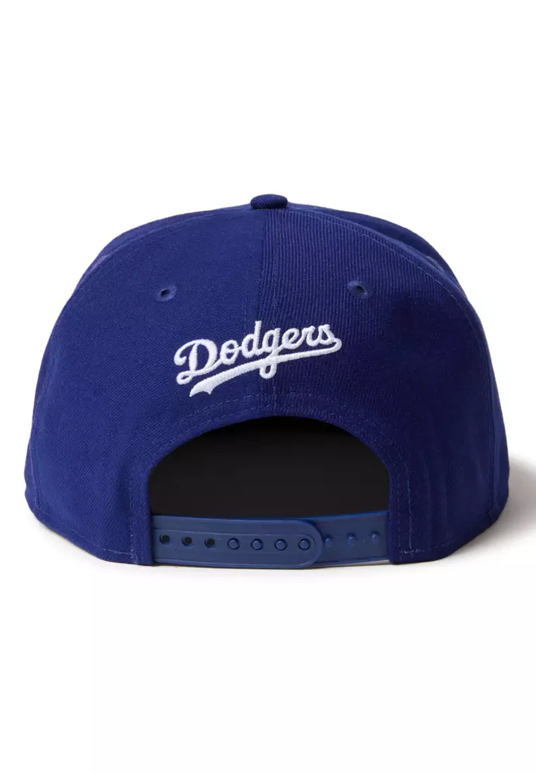 NE Los Angeles Dodgers Double Logo Royal Blue 9FIFTY Snapback Cap