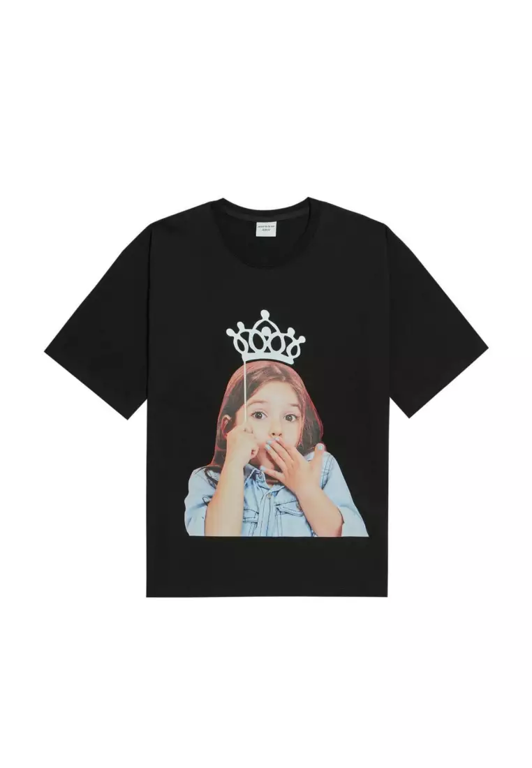 Tシャツ・カットソー ACME DE LA VIE ADLV BABY FACE SHORT SLEEVE TIARA 4BUK098 アクメドラビ(acme' de la vie) ADLV BABY FACE SHORT SLEEVE T
