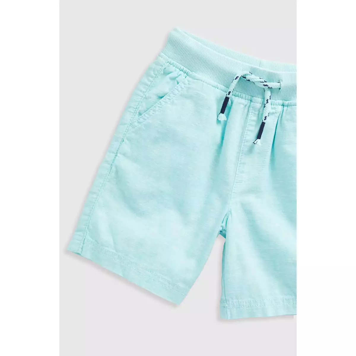 Mothercare Turquoise Linen Shorts - Celana Pendek Anak Laki-laki (Biru)