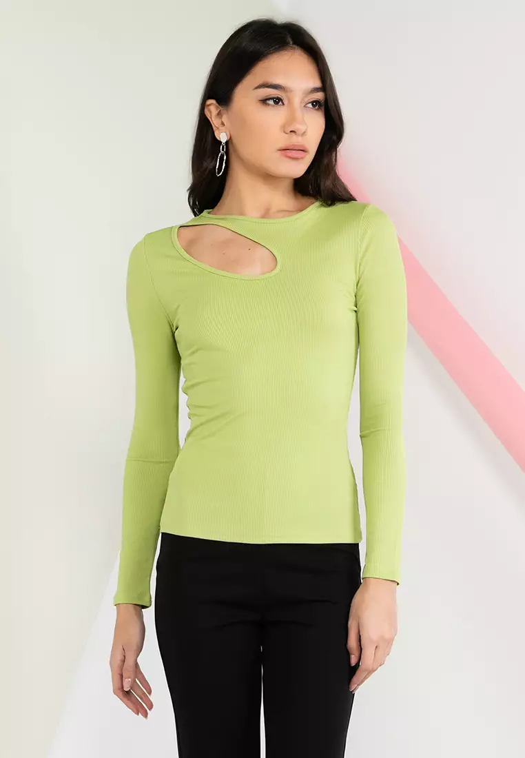 Koton SHORT SLEEVE LAPEL NECK ETHNIC DETAILED - Shirt - green design/green  - Zalando.de